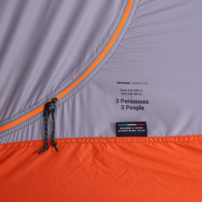 Cort tip tunel de trekking 3 persoane, MT900 Ultralight