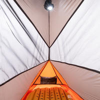 Šator za treking MT900 s kupolom za 1 osobu sivi