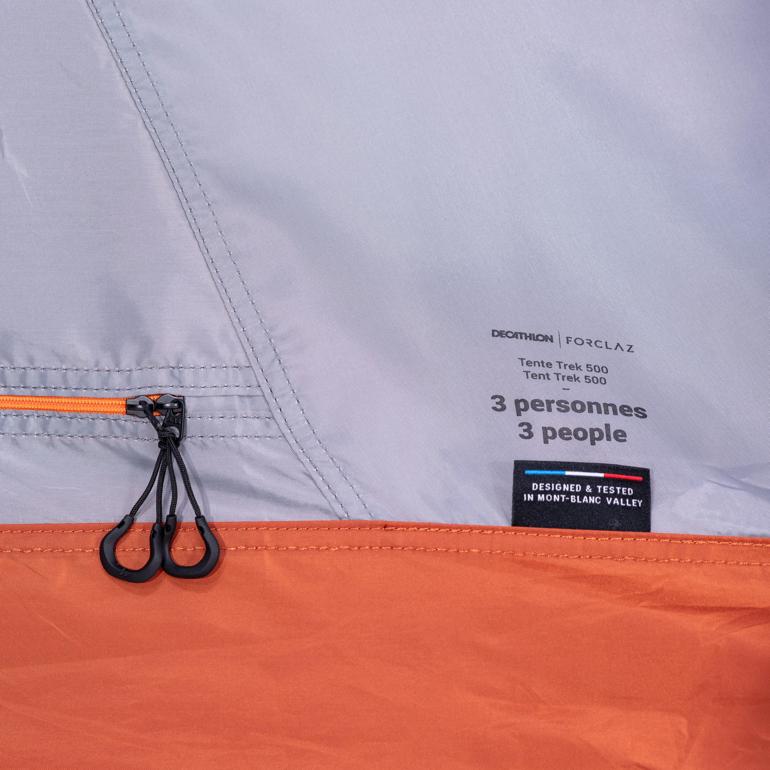 3-Person Dome Trekking Tent, MT 500 - FORCLAZ