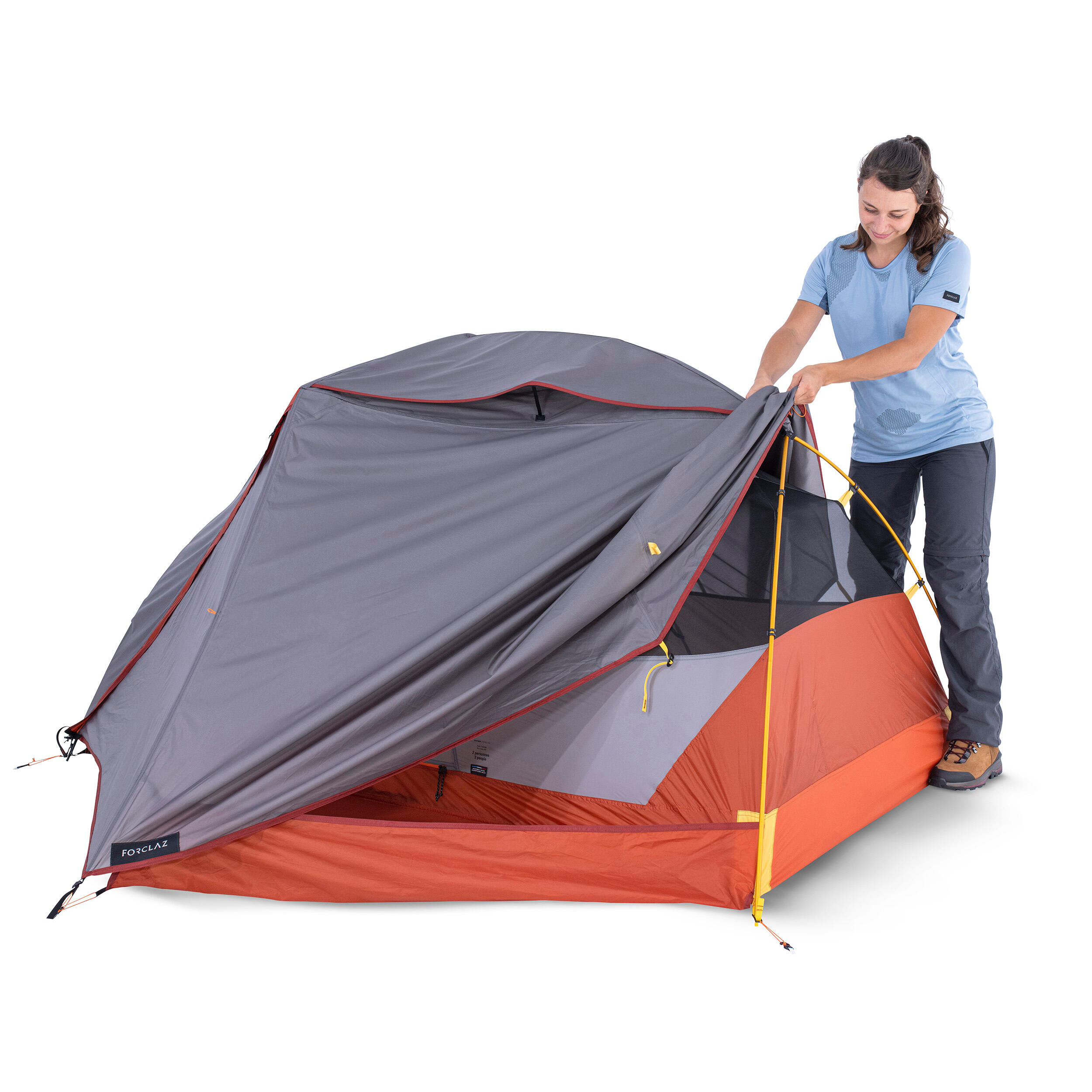 Trek 900 self-standing 3-season 2-person tent - FORCLAZ