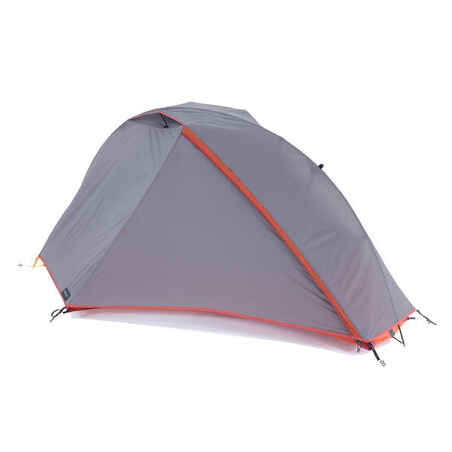 Šator za trekking MT900 kupolasti za 1 osobu sivi