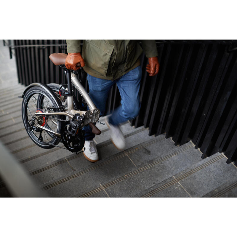 Vouwfiets Fold 560 gelakt onbewerkt aluminium