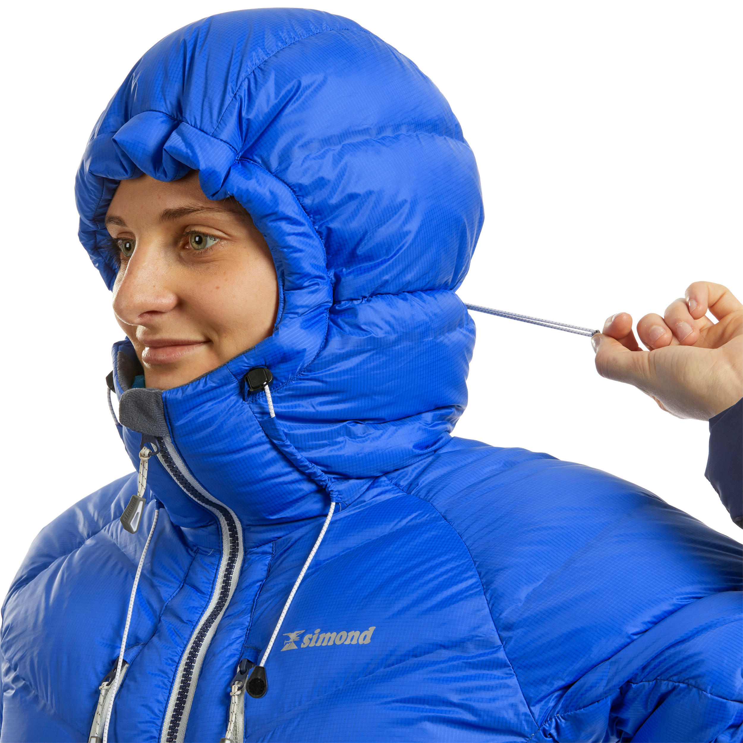 DECATHLON Womens Blue Size M Forclaz Light Weight Hooded Puffer Jacket