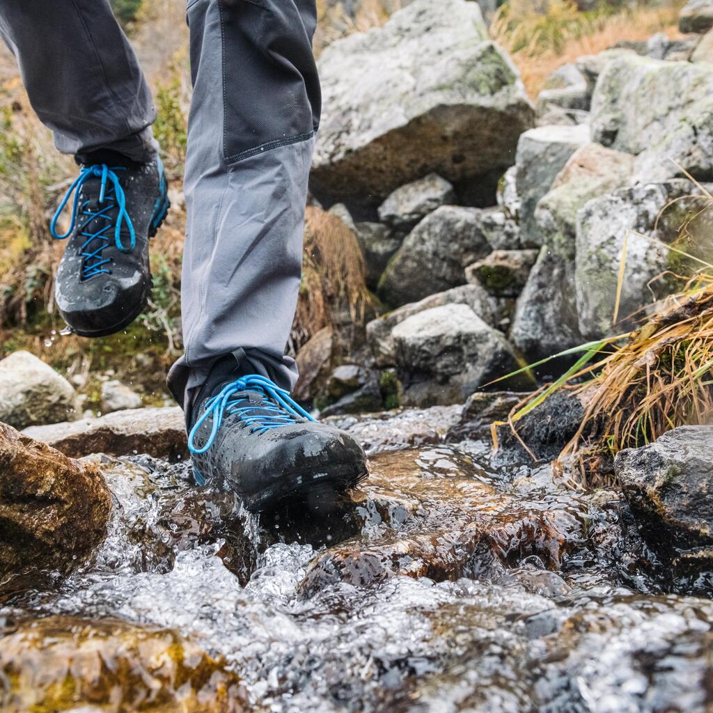 Zustiegsschuhe Herren wasserdicht - Rock schwarz