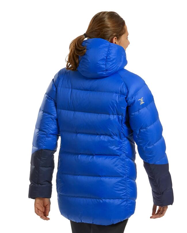 Women's Mountaineering Down Jacket MAKALU - Blue