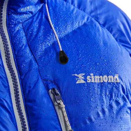 Moteriška alpinistinė pūkinė striukė „Makalu“, mėlyna