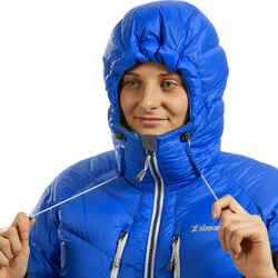 Women's Mountaineering Down Jacket MAKALU - Blue