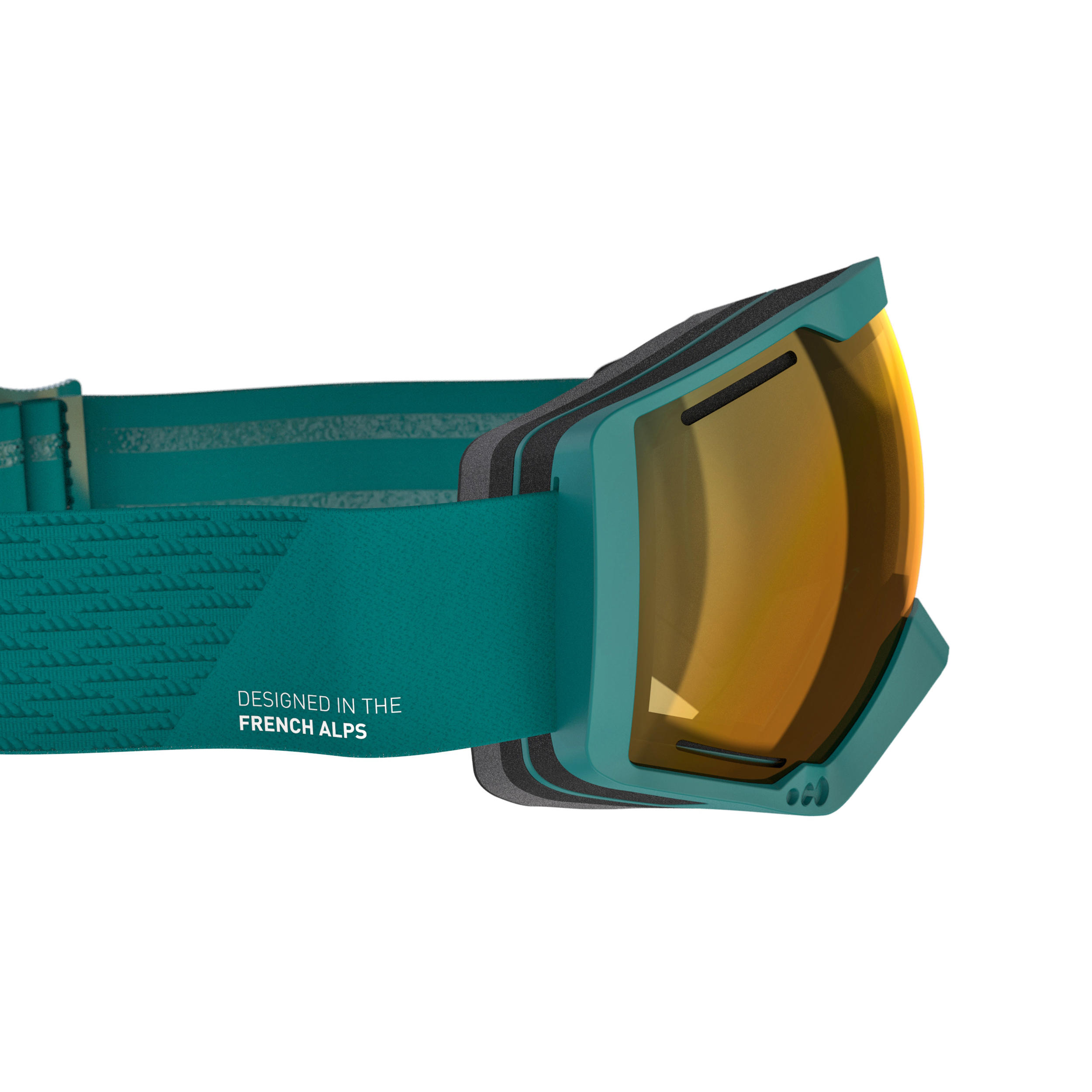 ADULTS' AND KID'S SKI AND SNOWBOARD GOGGLES G 540 B PH ATLANTIC 4/5