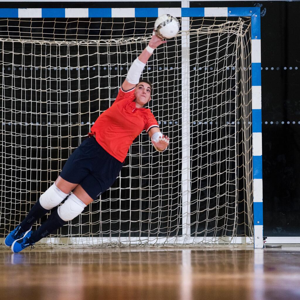 Majica kratkih rukava za futsal ženska tamnoplava