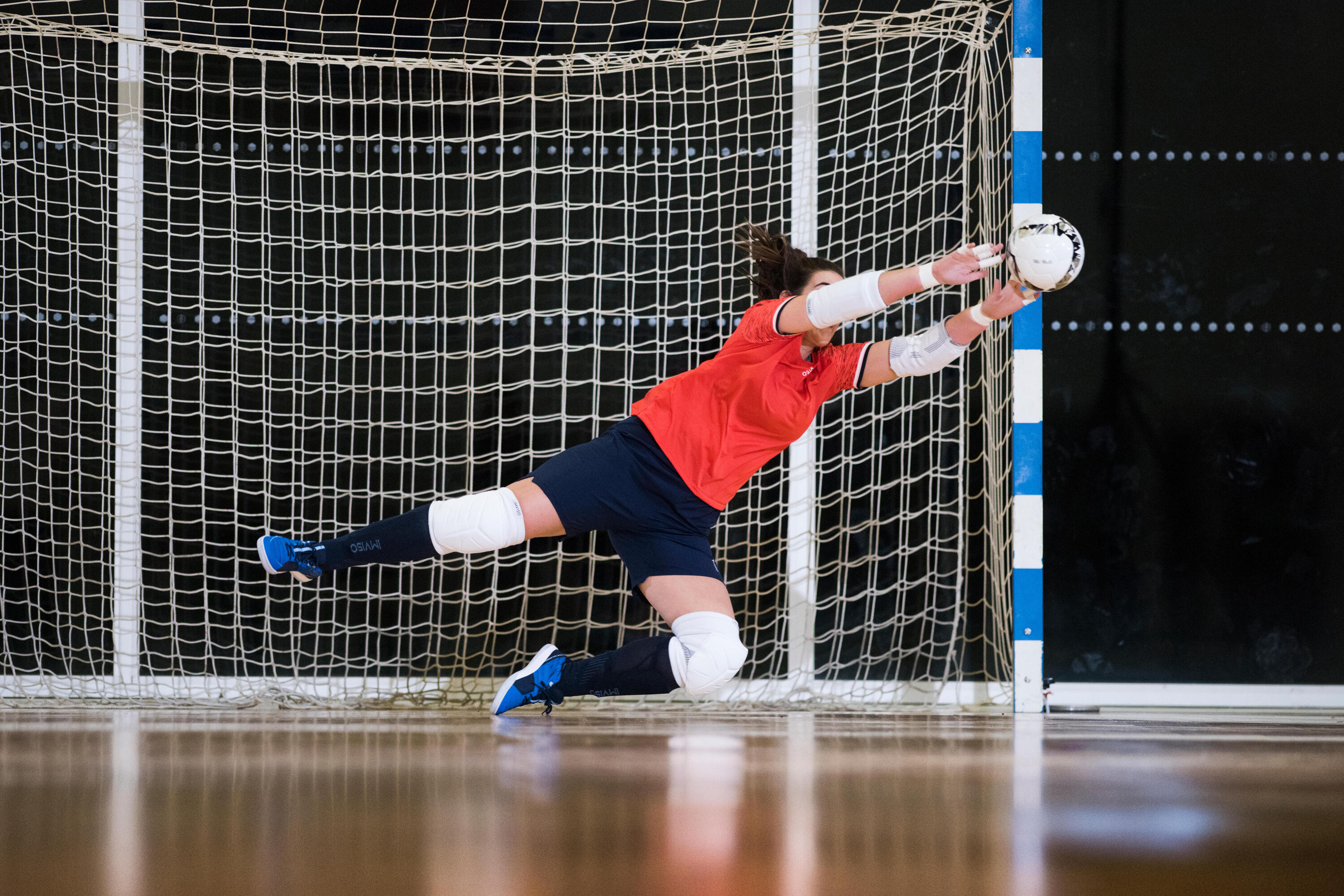 Women's Futsal Shorts - Navy 3/9