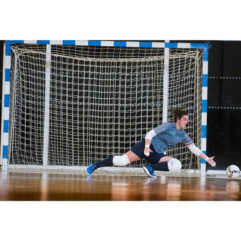 Tricou Futsal Albastru-Gri Damă 
