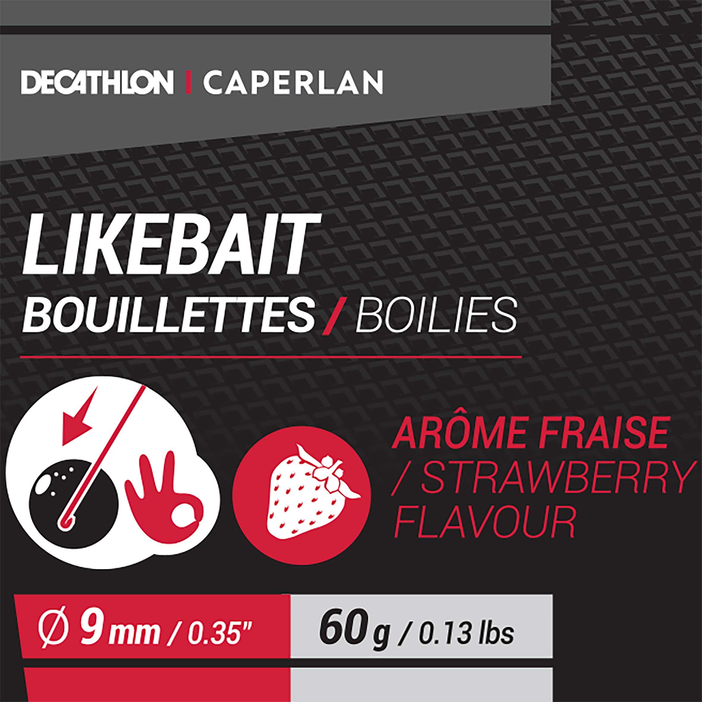 CAPERLAN Nástrahy na Feeder Micro Boilies + Dumbells Jahoda 60 g bez · záber 8