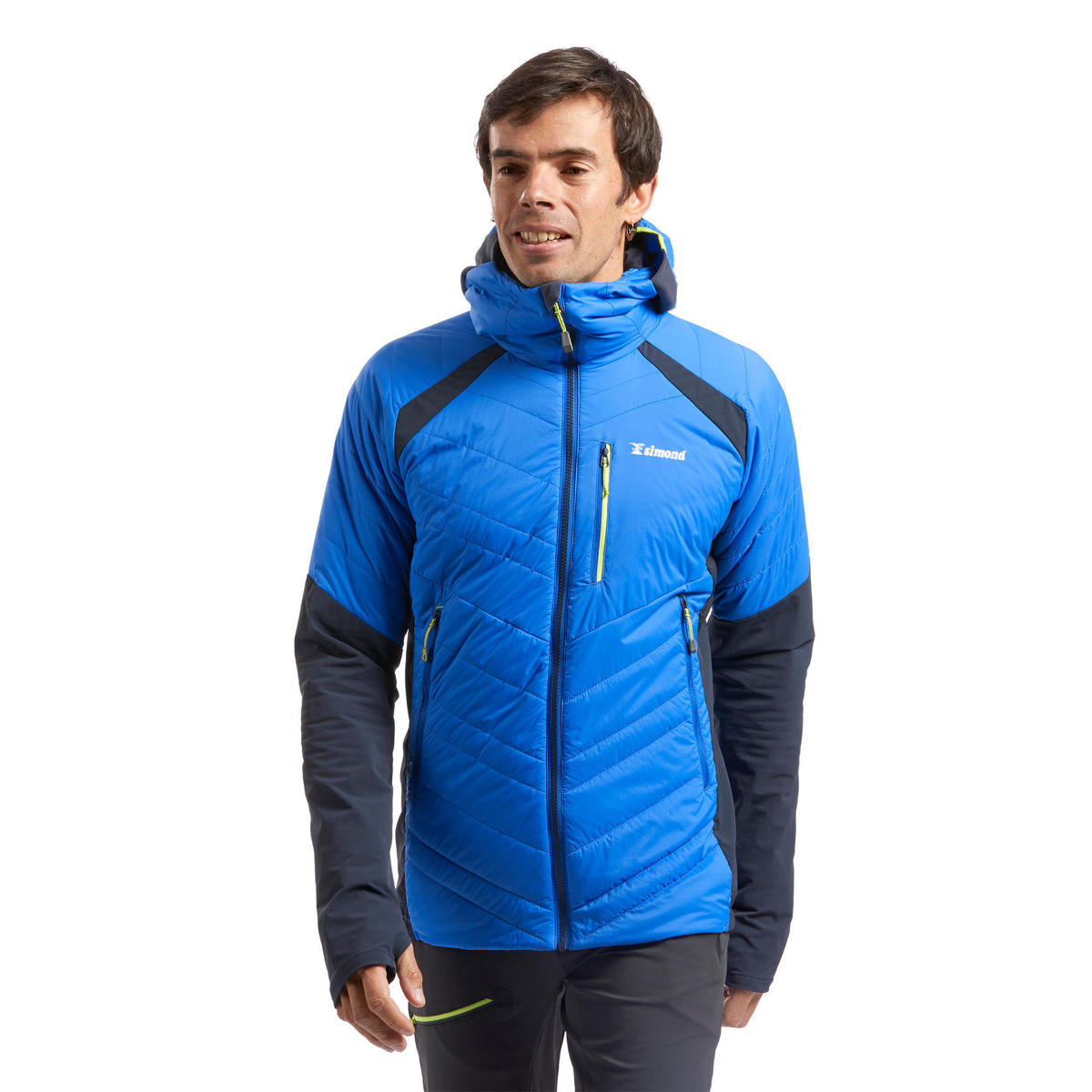 Doudoune hybride synthétique d'alpinisme homme - SPRINT Bleu