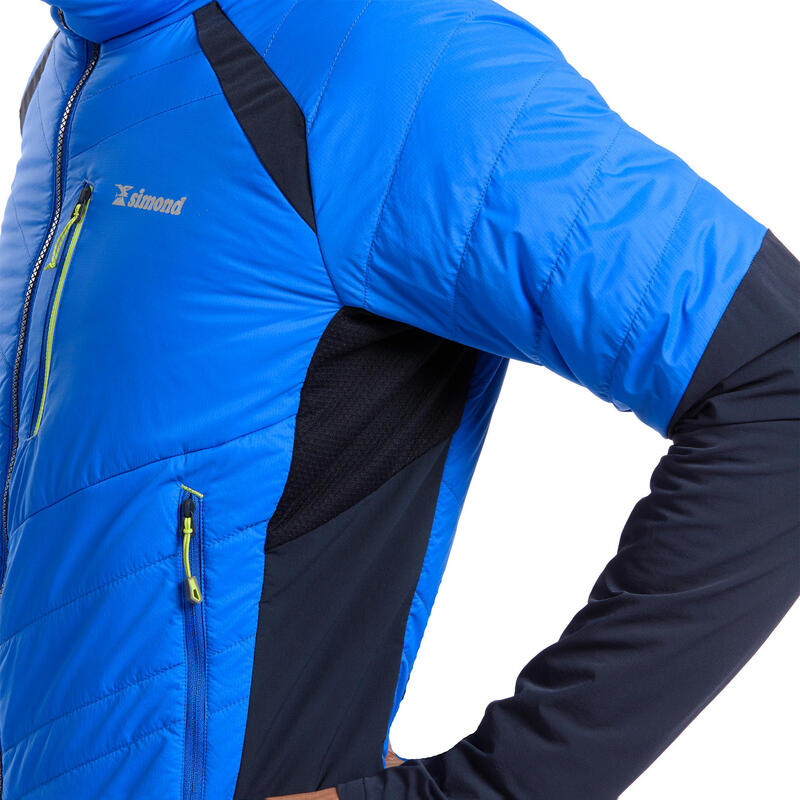 Doudoune hybride synthétique d'alpinisme homme - SPRINT Bleu