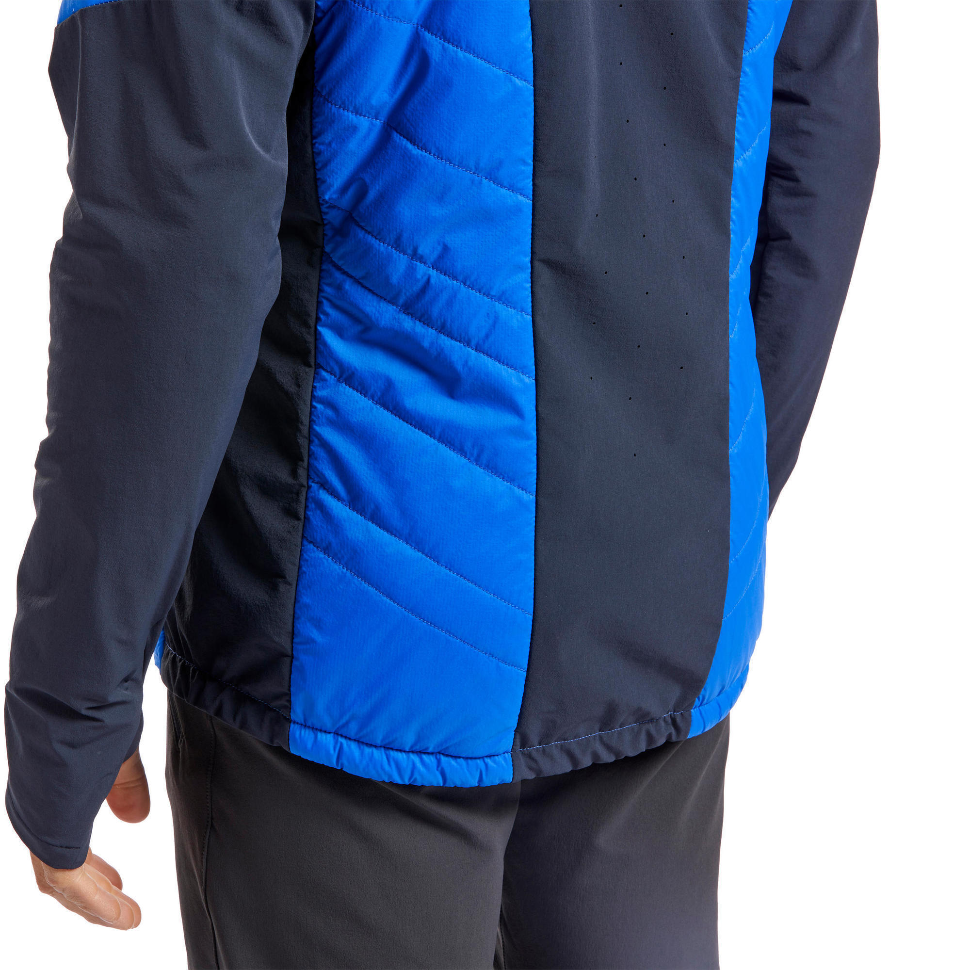 Men’s synthetic hybrid mountaineering down jacket SPRINT - Blue 7/12