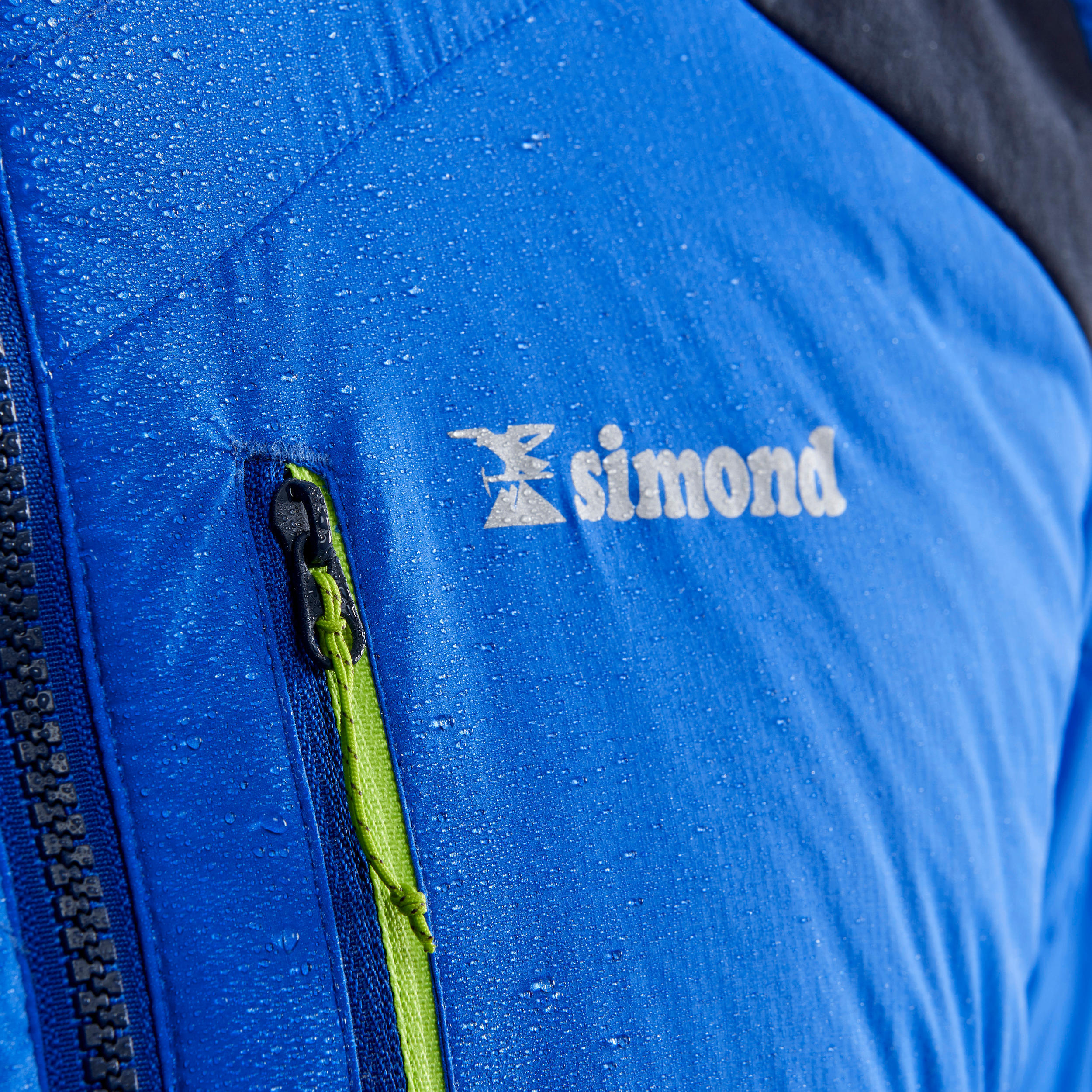 Men’s synthetic hybrid mountaineering down jacket SPRINT - Blue 11/12