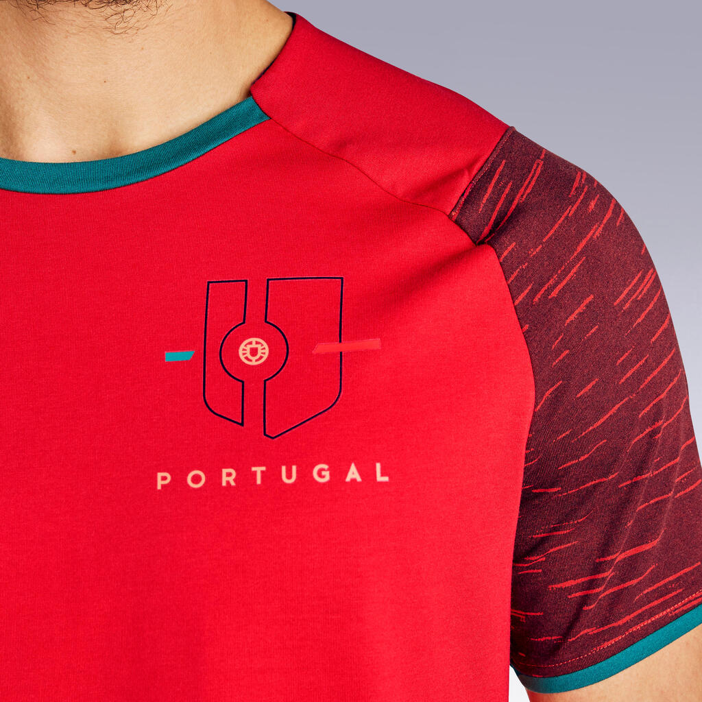 MAJICA ZA FUDBAL FF100 ZA ODRASLE - PORTUGALIJA