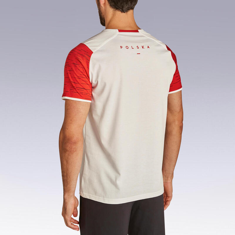 T-shirt de football adulte FF100 Pologne