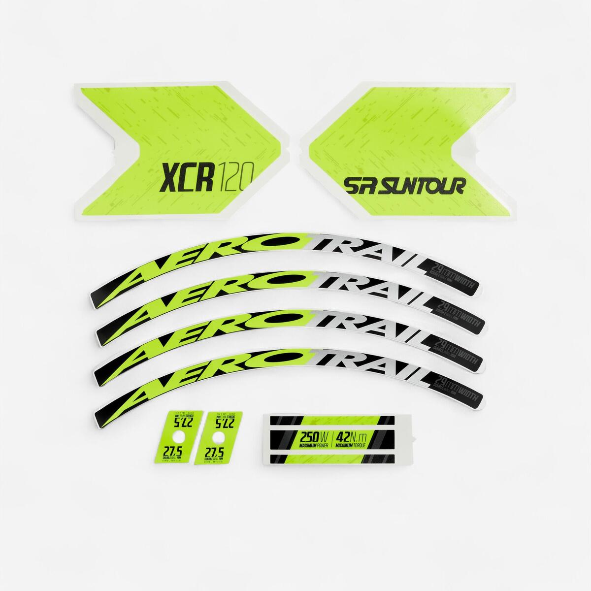 KIT STICKERS E-ST500 JAUNE