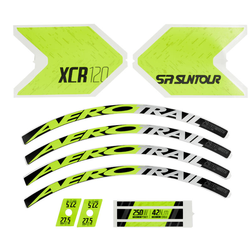 KIT STICKERS E-ST500 JAUNE