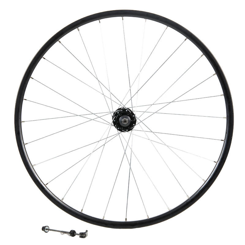 ROUE VTC 28" AVANT DOUBLE PAROI POUR FREIN A DISQUE NOIRE