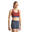 BRASSIÈRE D'ESCALADE - EDGE ROUGE BRIQUE FEMME