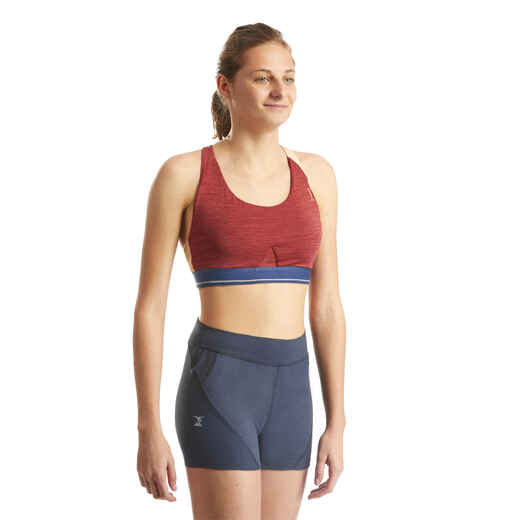 
      WOMEN’S CLIMBING BRA EDGE RED BRICK
  