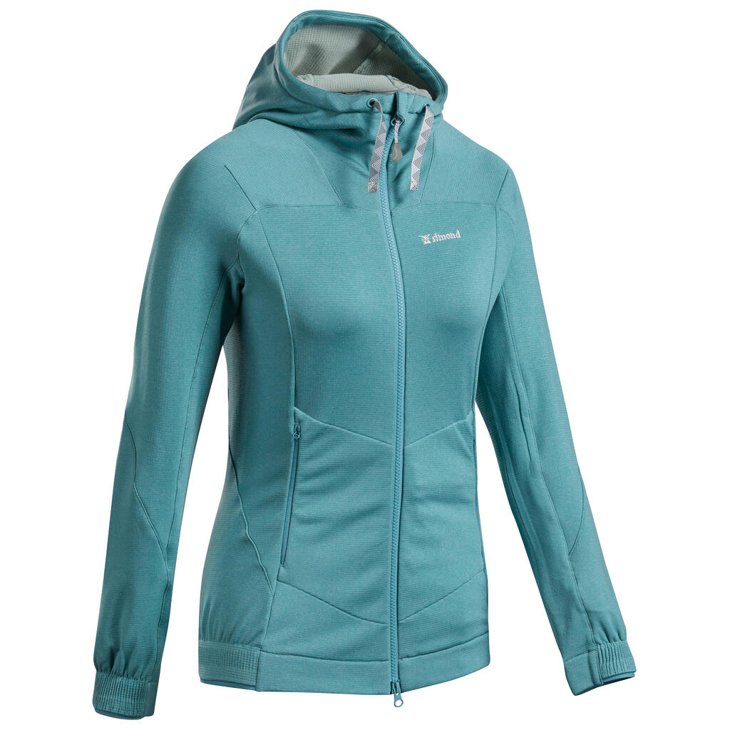 Fleecejacke Damen stretch - Vertika türkis 