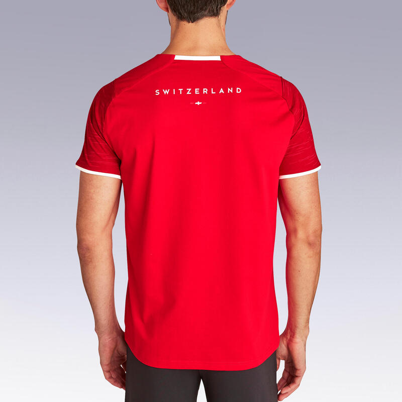 Voetbalshirt FF100 voor volwassenen Zwitserland