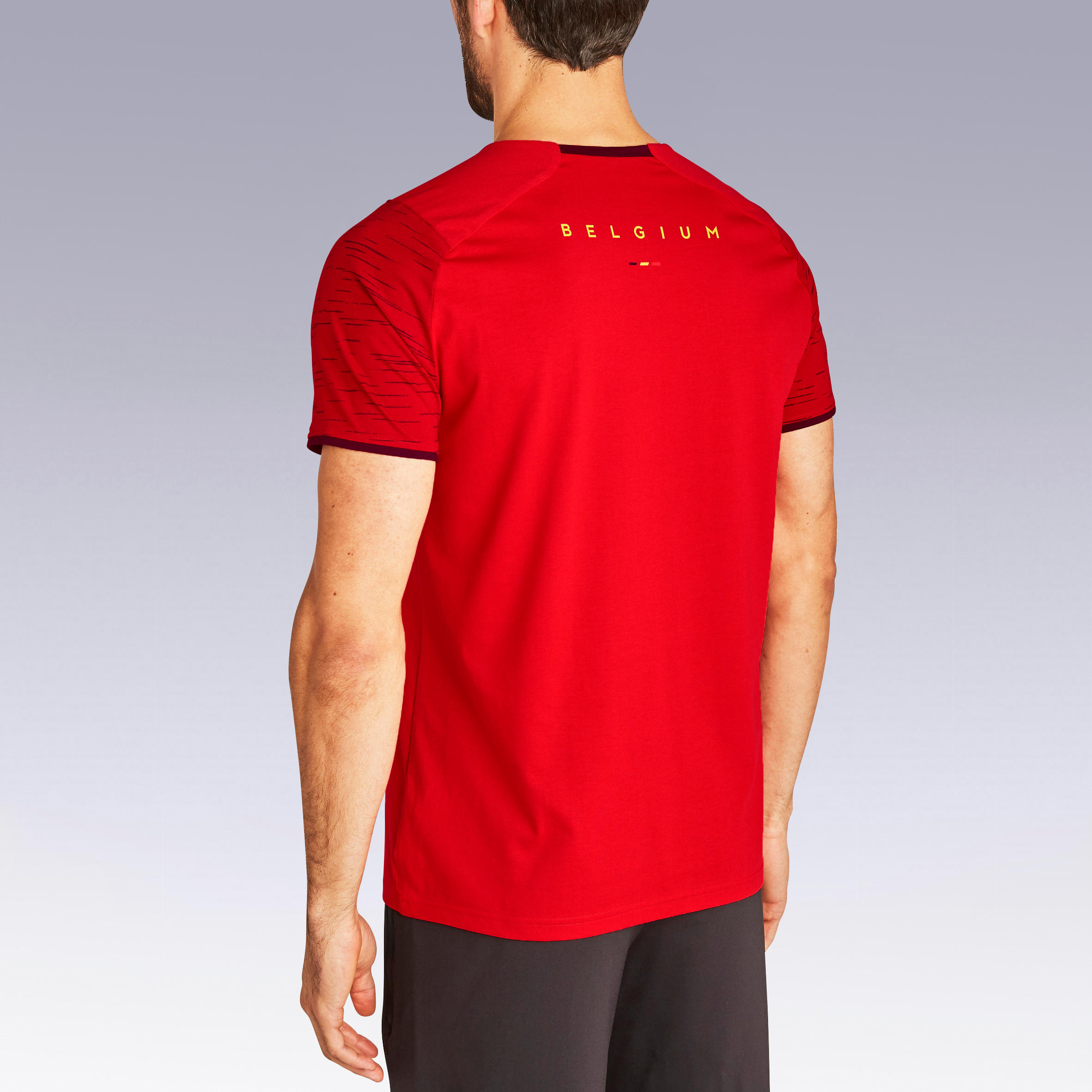 T-shirt de football adulte FF100 Belgique 3/9