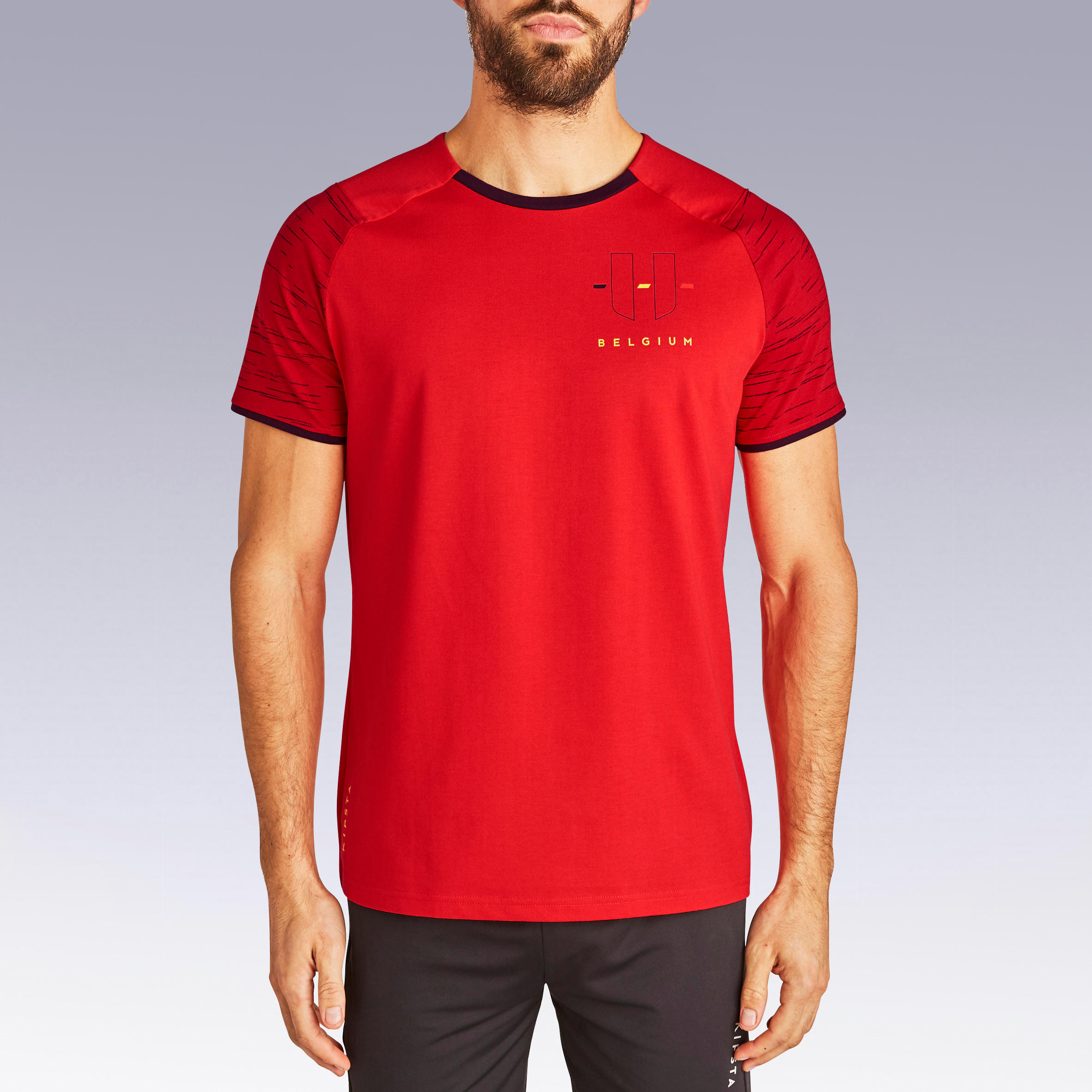 T-shirt de football adulte FF100 Belgique 4/9