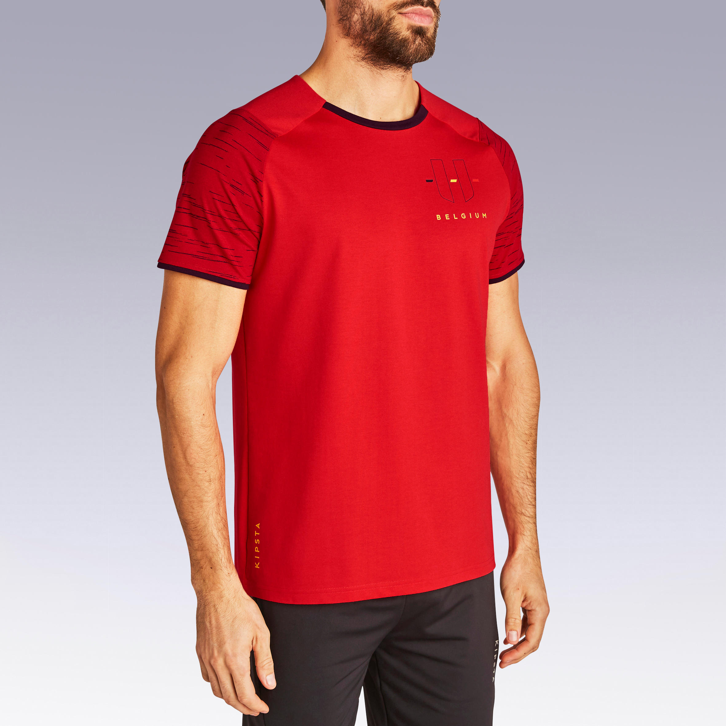 T-shirt de football adulte FF100 Belgique 2/9