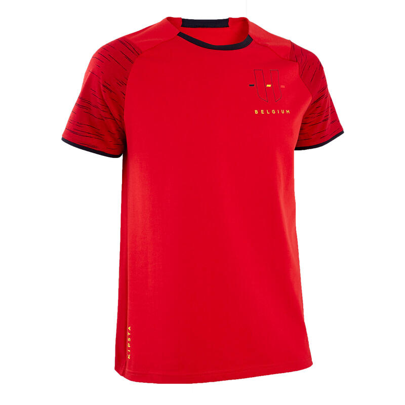 Camiseta de fútbol Bélgica Adulto Kipsta F100 2022 roja