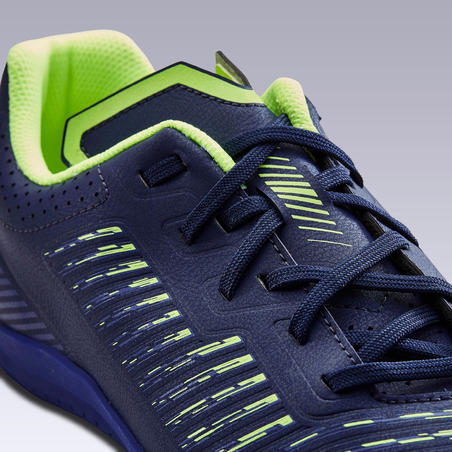 Chaussures de Futsal GINKA 500 bleu foncé