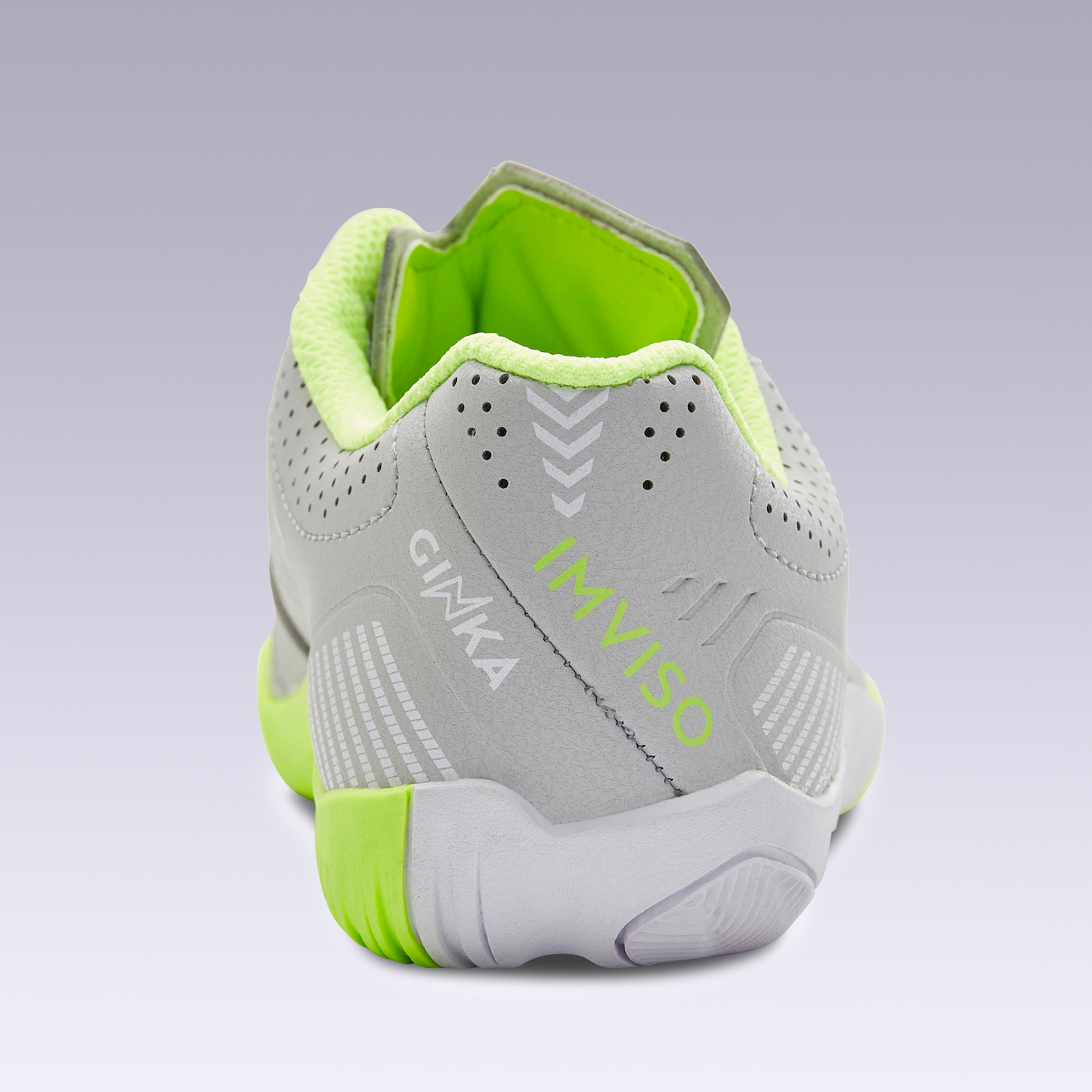 Kids' Futsal Shoes Ginka 500 - Light Grey 9/11