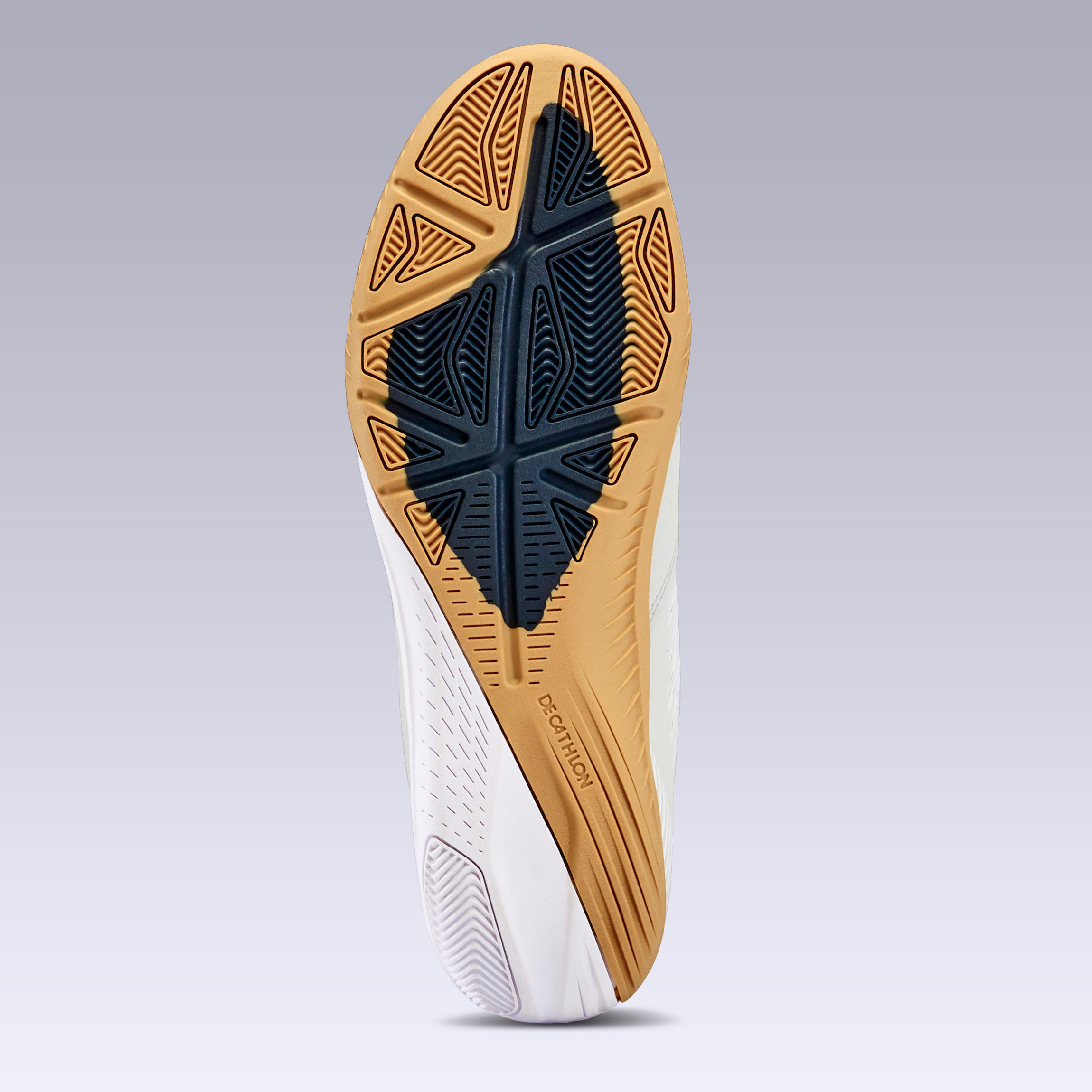 Futsal Shoes Ginka 500 - Light Grey 4/8