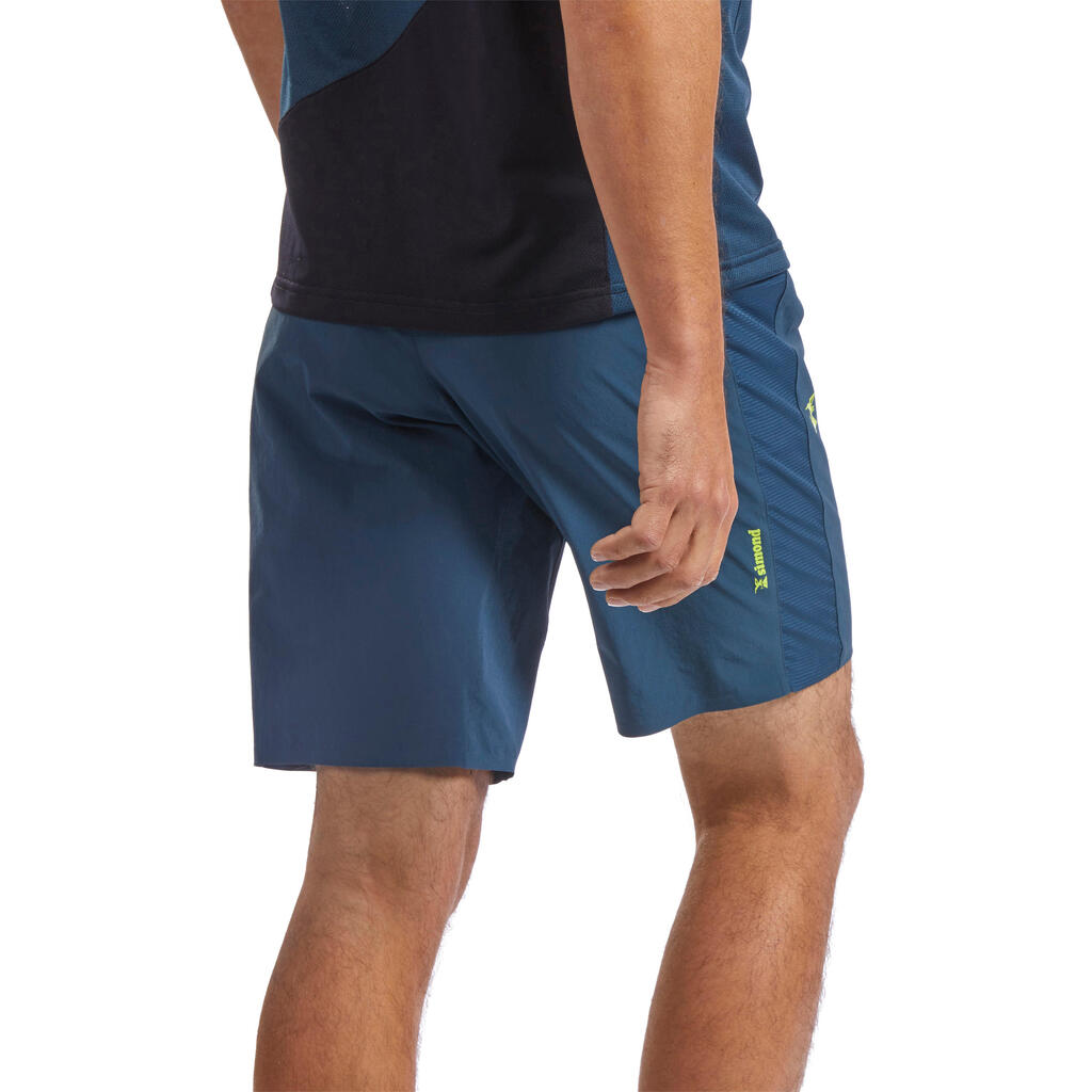 Klettershorts Herren Stretch - Edge blau