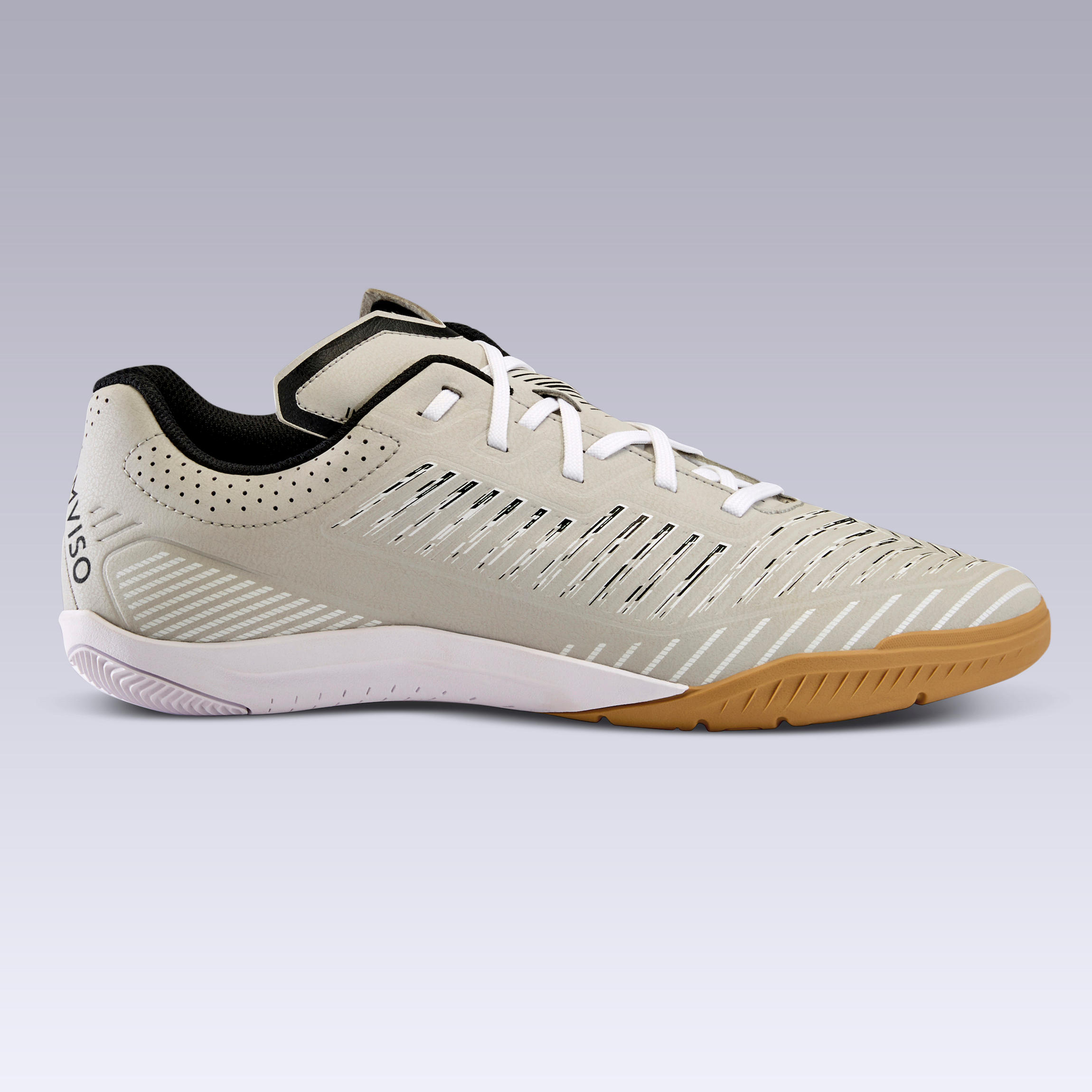 Futsal Shoes Ginka 500 - Light Grey 2/8