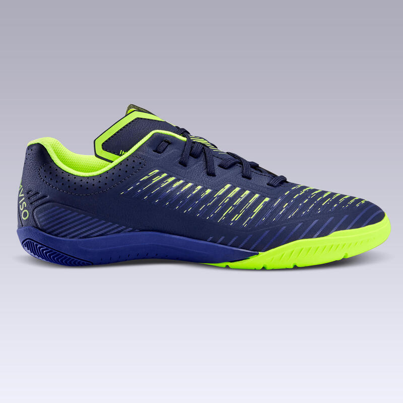 Chaussures de Futsal GINKA 500 bleu foncé