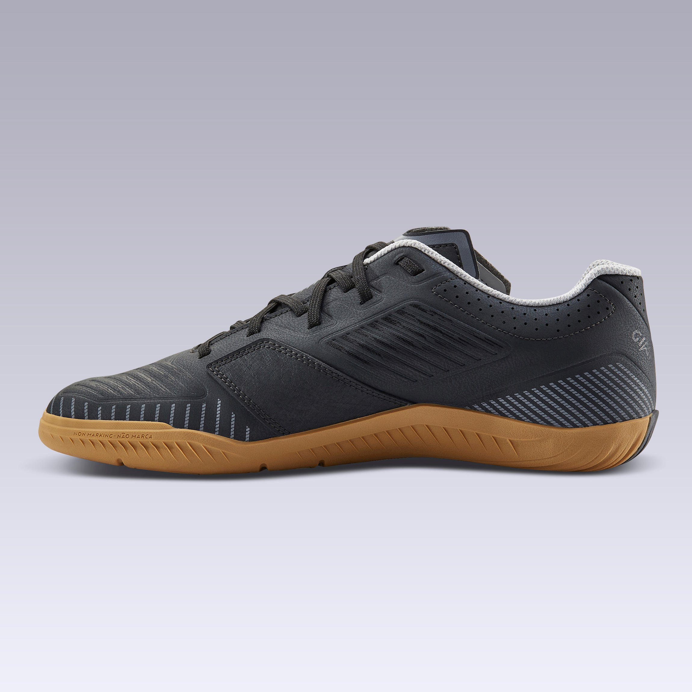 Adult Futsal Shoes Ginka 500 - Black 3/8
