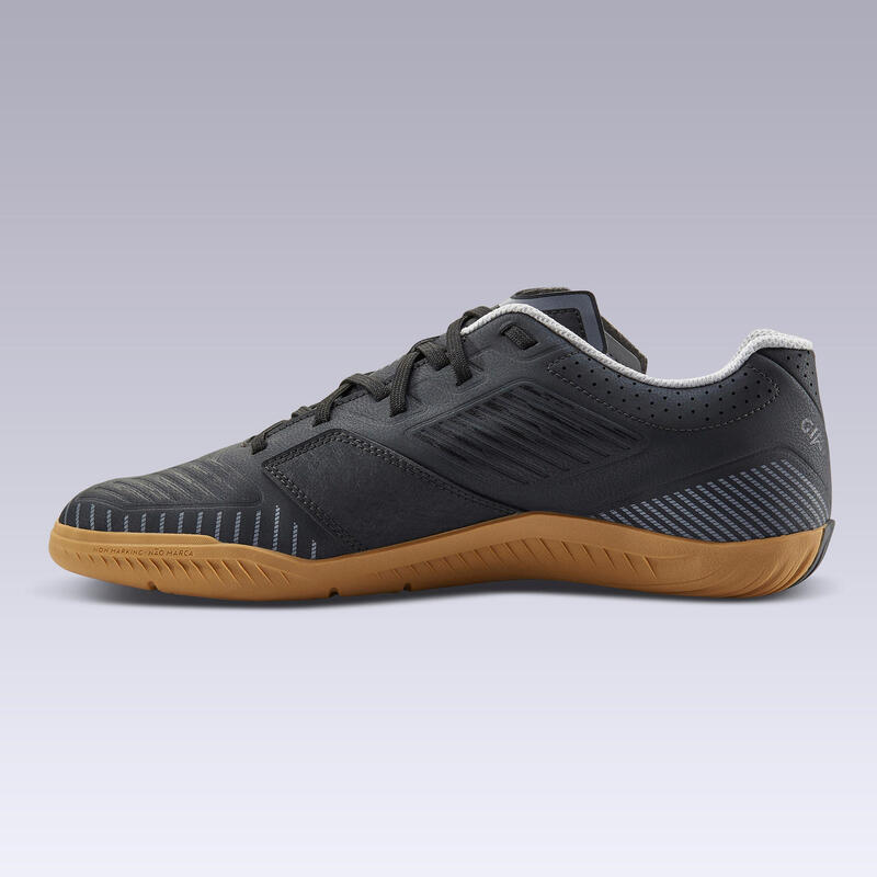 Damen/Herren Fussball Hallenschuhe Futsal - Ginka 500 schwarz