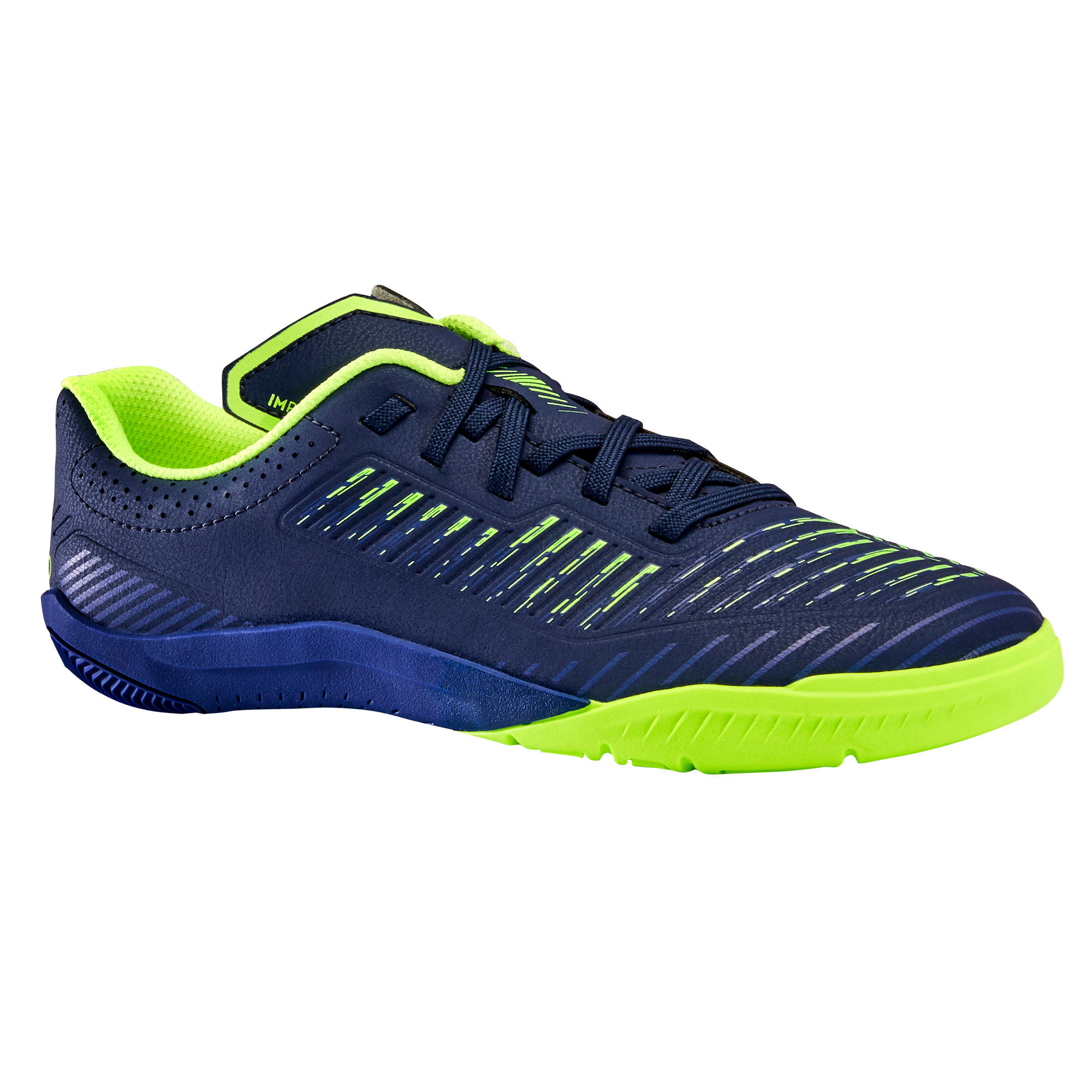 Chaussures de Futsal enfant GINKA 500 bleu foncé | Kipsta by Decathlon