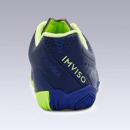 Chaussures de Futsal GINKA 500 bleu foncé
