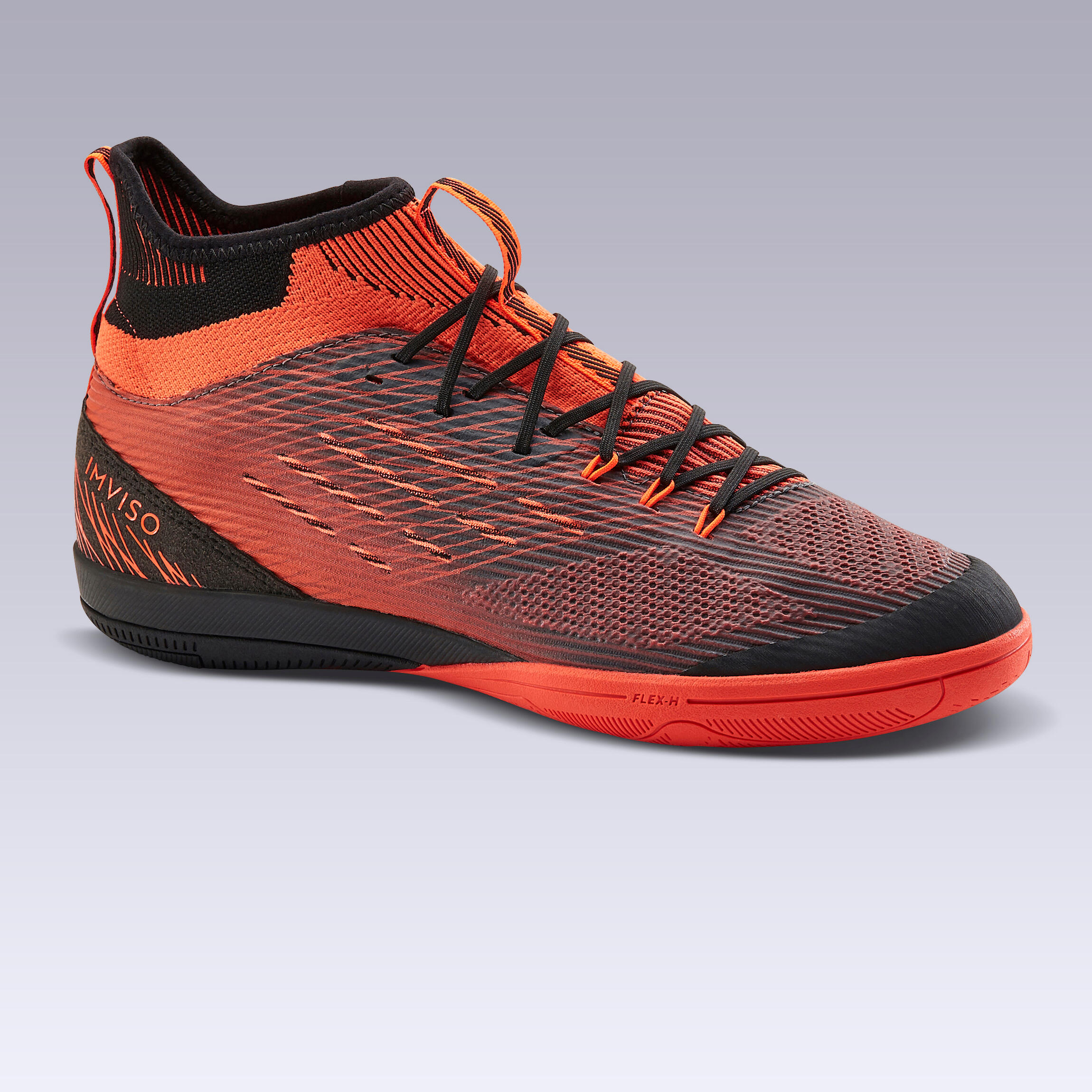 Futsal Shoes Ginka 900 Mid - Orange IMVISO | Decathlon
