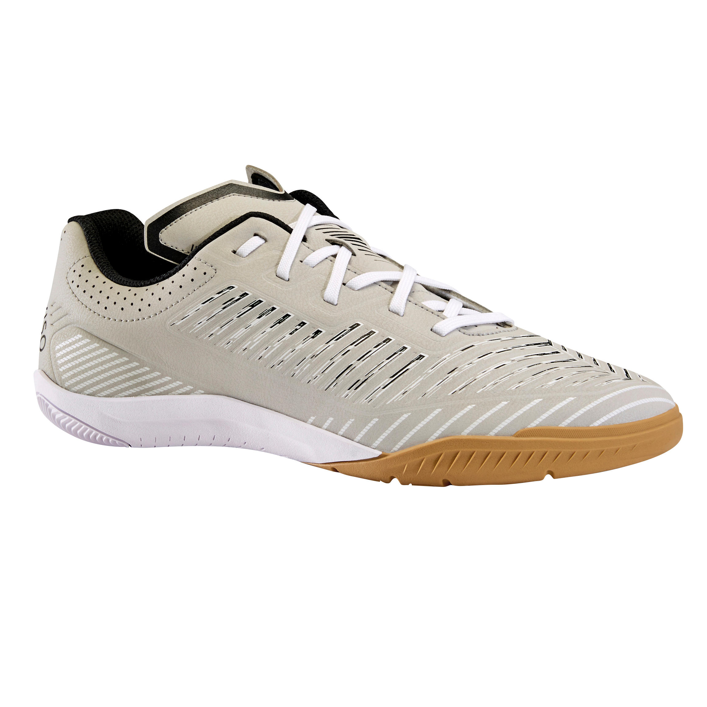 KIPSTA Futsal Shoes Ginka 500 - Light Grey