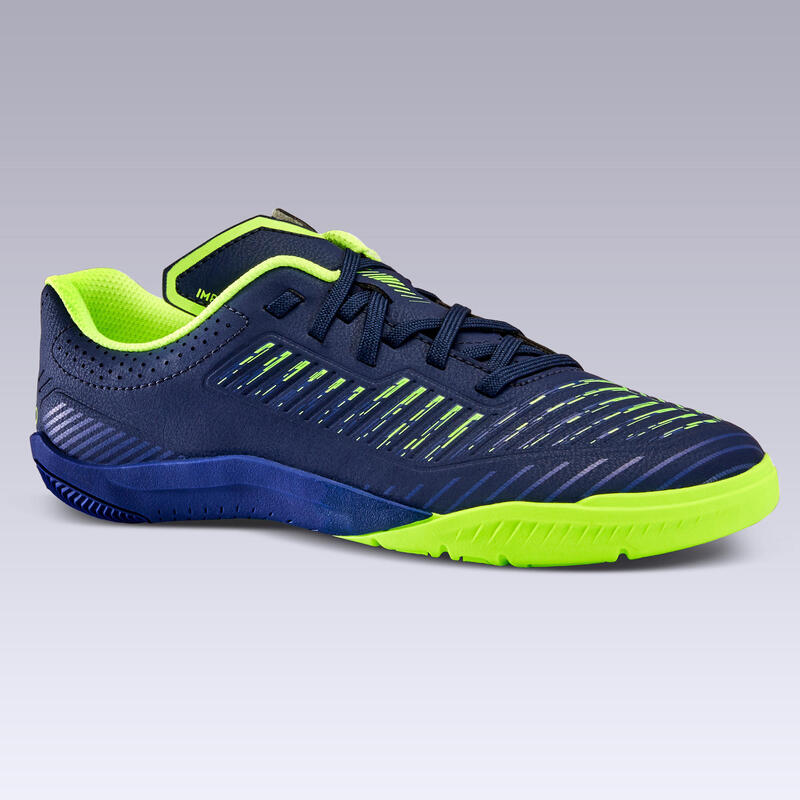 Kinder Fussball Hallenschuhe Futsal - Ginka 500 dunkelblau