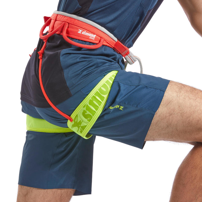 MEN'S HIGHPERFORMANCE STRETCH CLIMBING SHORTS COLOUR ANTIQUE BLUE