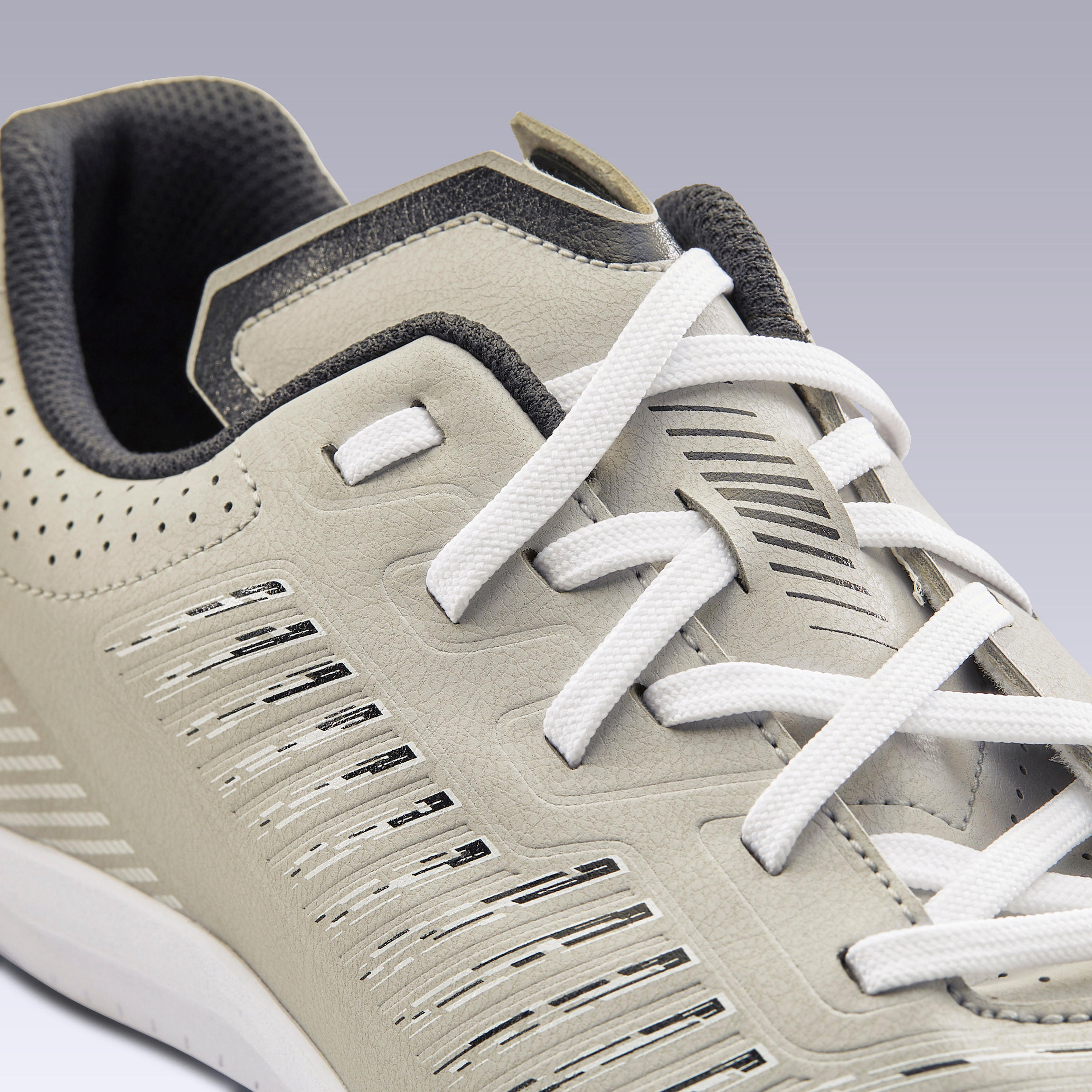 Futsal Shoes Ginka 500 - Light Grey 5/8