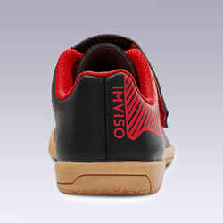 Kids' Futsal Trainers 100 - Black/Red