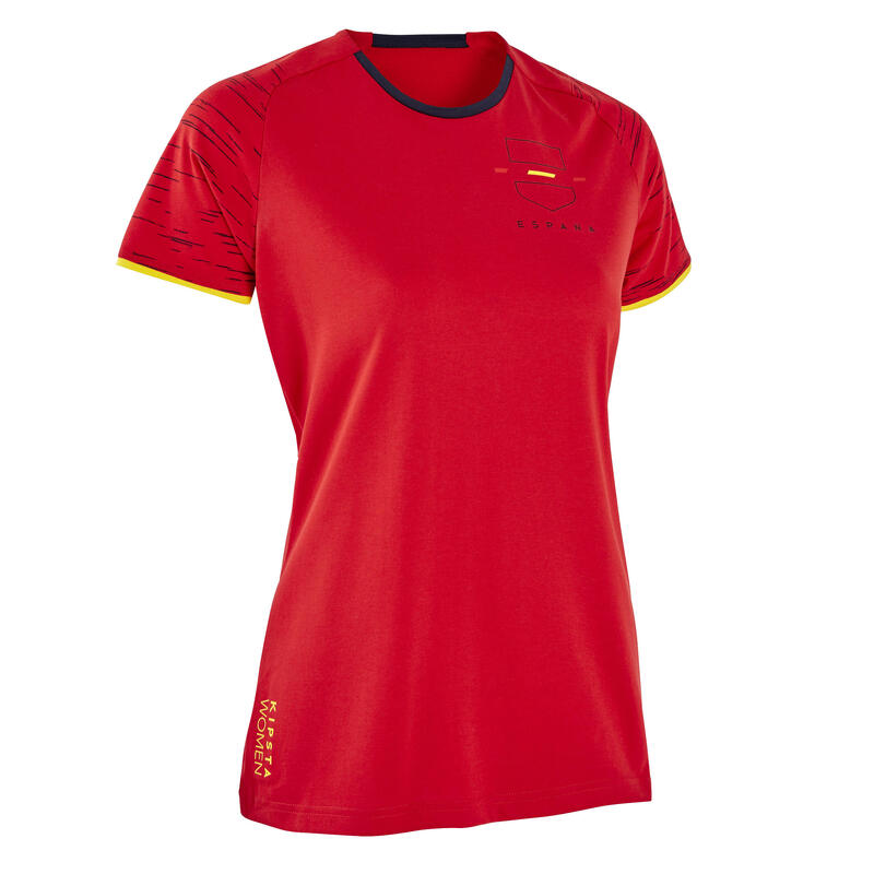 Voetbalshirt FF100 voor dames Spanje thuis